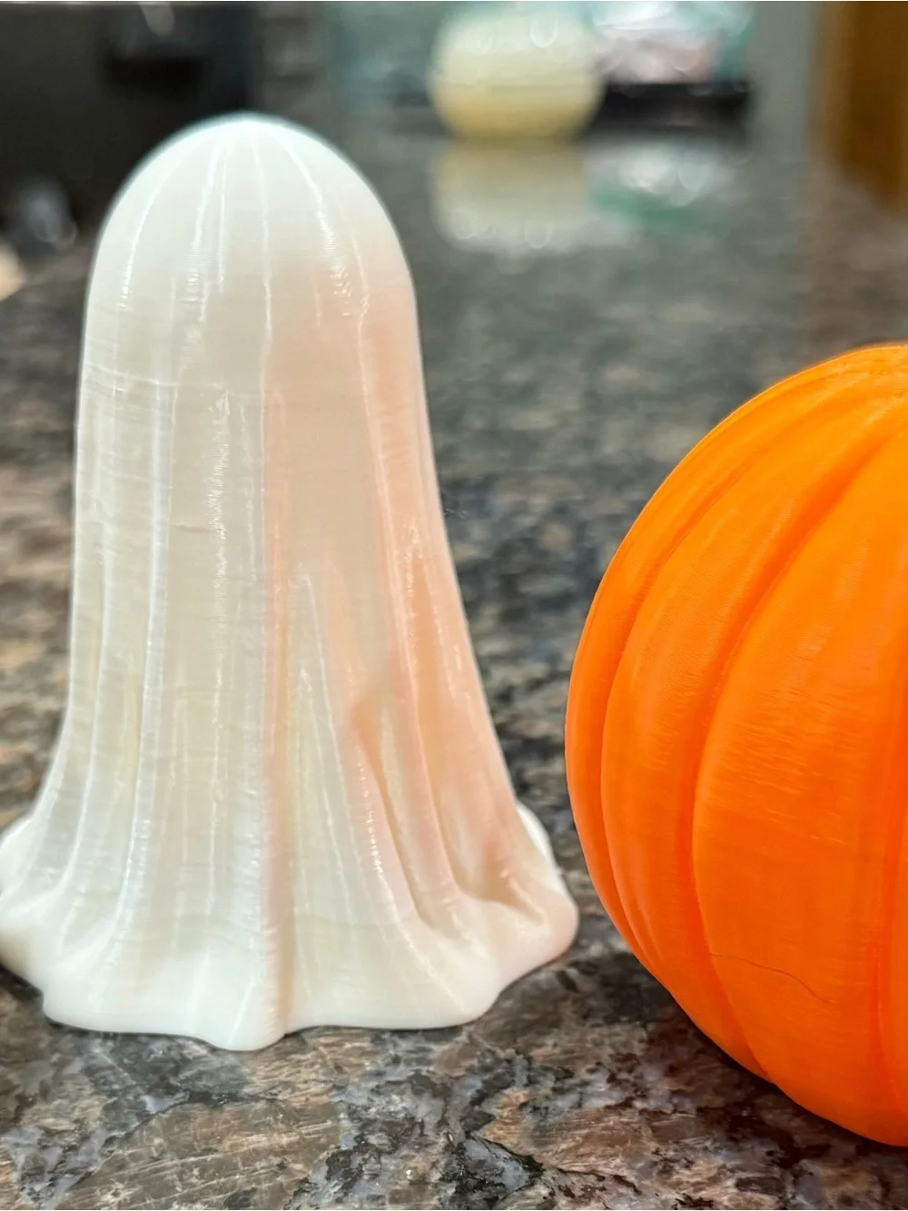 White LED Ghost Party Light - Home Party Supplies